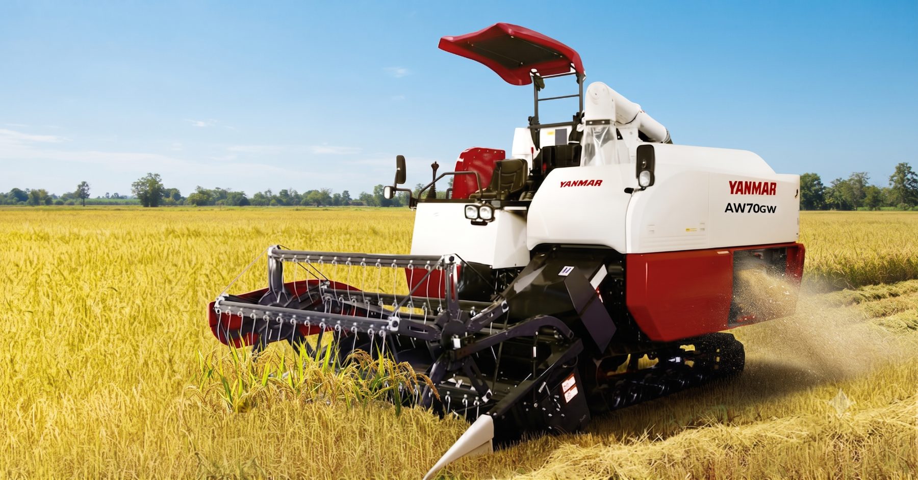 Yanmar AW70GW Combine Harvester