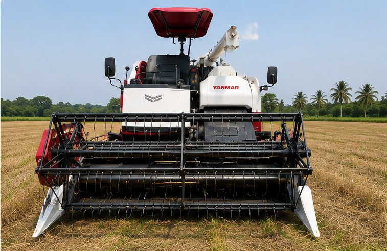 YANMAR AW85G Self-Propelled Combine Harvester – Track Type