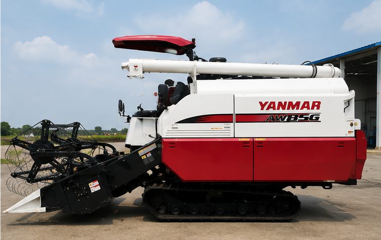 YANMAR AW85G Self-Propelled Combine Harvester – Track Type - Image 2