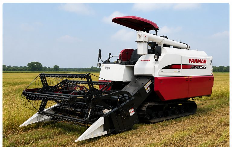 YANMAR AW85G Self-Propelled Combine Harvester – Track Type - Image 3